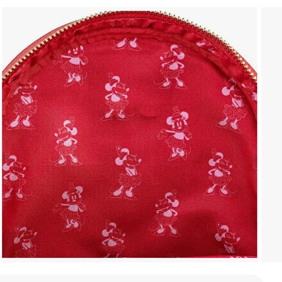 Loungefly Disney Minnie Mouse Pink Bow 2-in-1 Fanny Pack and Minnie backpack - Picture 8 of 10
